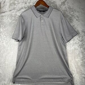Member's Mark Performance Golf Mens Gray Pique Polo Shirt XXL Short Sleeve